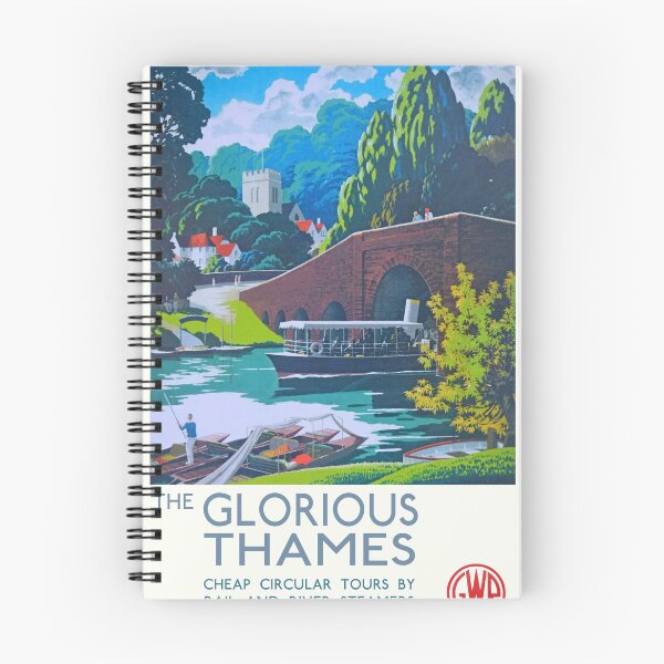 Item preview, Vintage GWR travel poster The Glorious Thames designed and sold by Random Railways.
