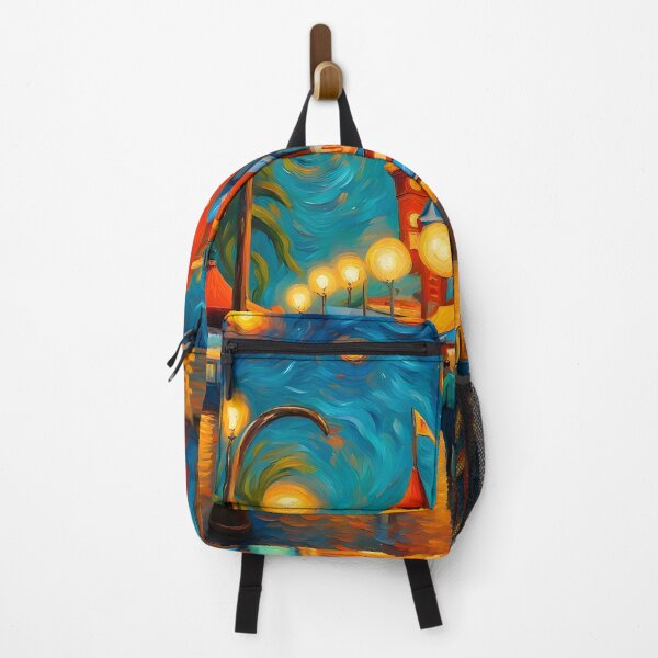 Item preview, Streets in the night in Van Gogh Style designed and sold by MadamEnne.