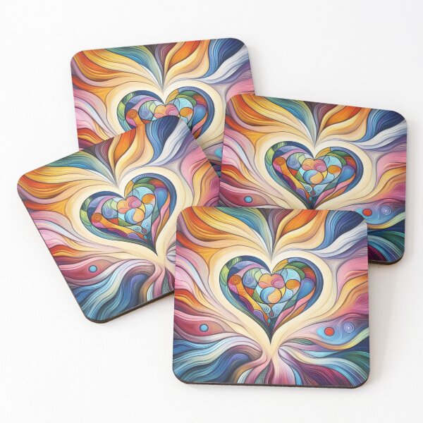 Item preview, Colorful heart designed and sold by KalinsAtelier.