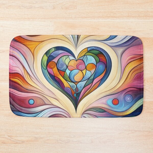 Item preview, Colorful heart designed and sold by KalinsAtelier.