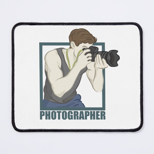 Item preview, Line Art Drawing of A Photographer designed and sold by CJansuebsri.