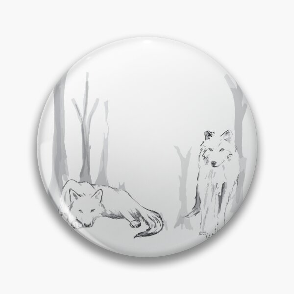 Item preview, Wolves in the winter forest designed and sold by ChaseWilderness.