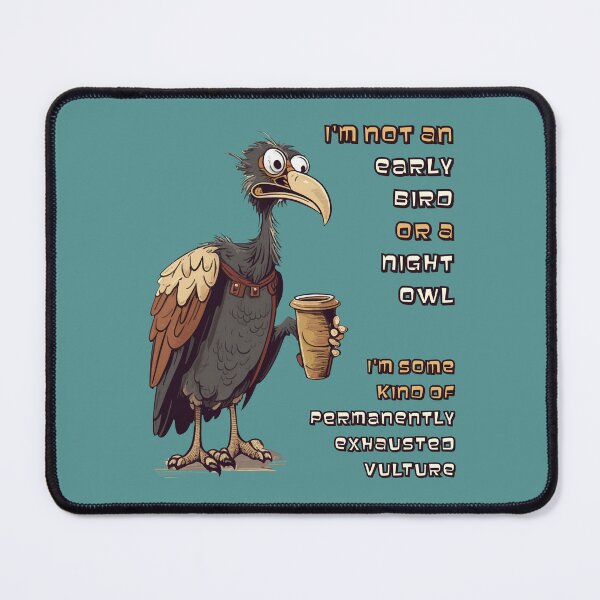 Item preview, I'm not an early bird or a night owl (#12) [Create a set!] designed and sold by SolidEarthArt.