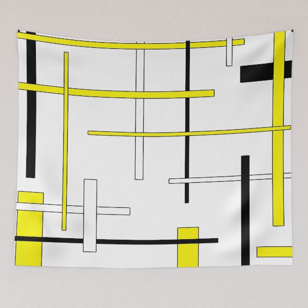 Item preview, Abstract geometric pattern - yellow. designed and sold by K.S ART.