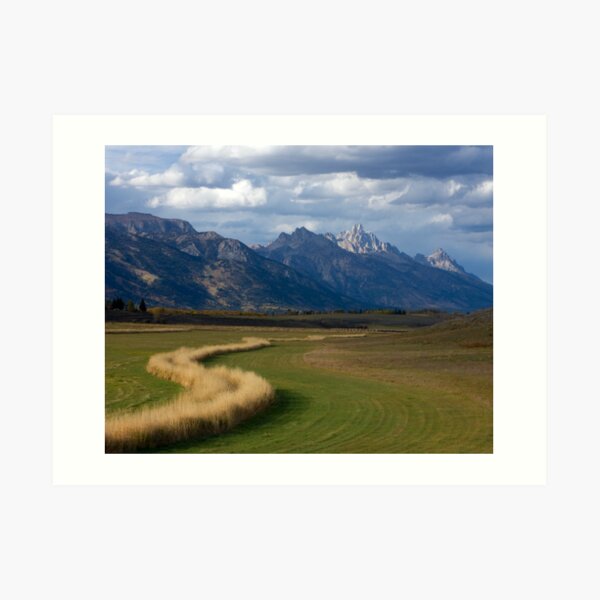 Curving To The Grand Art Print