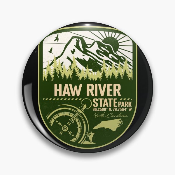 Item preview, Haw River State Park North Carolina - NC Green Badge Forest and Wilderness  designed and sold by mountainfad.