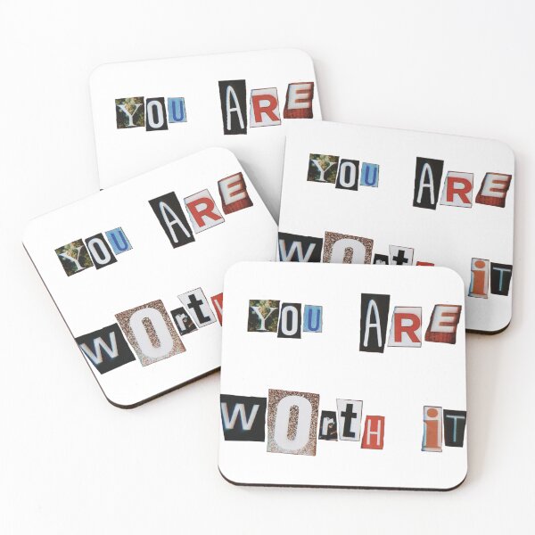 Item preview, you are worth it designed and sold by BrontesWhimsyStore.