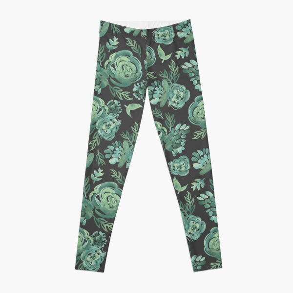 Succulent Blooms Leggings