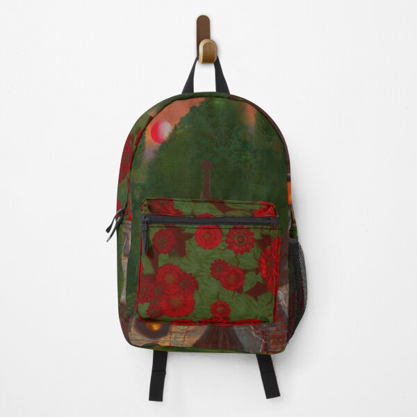 Item preview, Happy Holidays-Night Castel and red flowers designed and sold by MilcaDro.