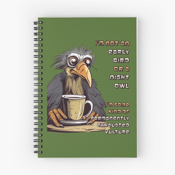 Item preview, I'm not an early bird or a night owl (#15) [Create a set!] designed and sold by SolidEarthArt.