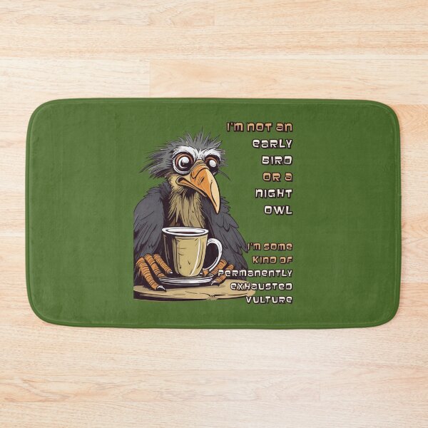 Item preview, I'm not an early bird or a night owl (#15) [Create a set!] designed and sold by SolidEarthArt.