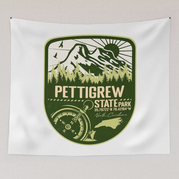 Item preview, Pettigrew State Park North Carolina - NC Green Badge Forest and Wilderness  designed and sold by mountainfad.