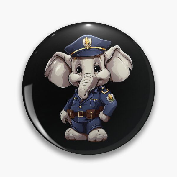 Item preview, Elephant police designed and sold by Soulskier.