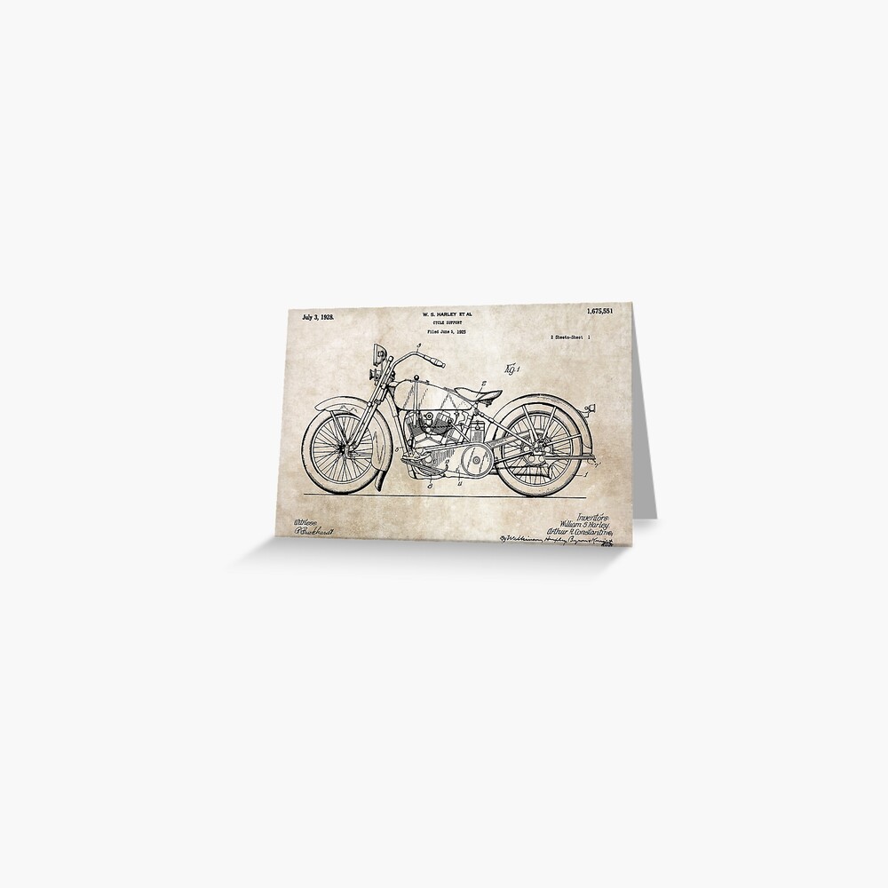 harley davidson greeting cards