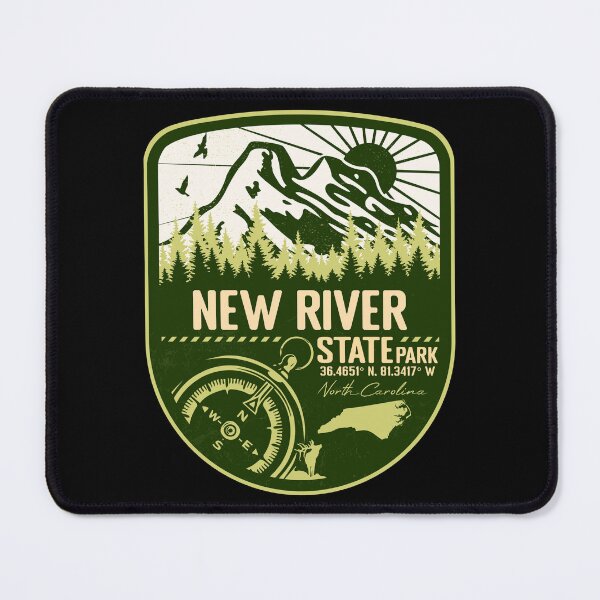 Item preview, New River State Park North Carolina - NC Green Badge Forest and Wilderness designed and sold by mountainfad.