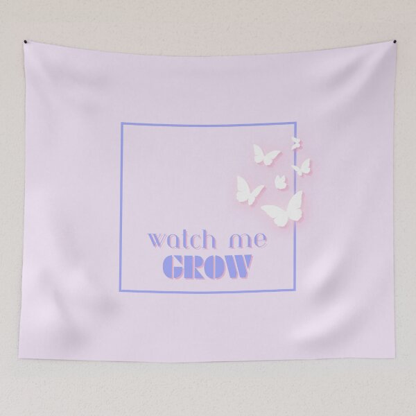 Item preview, Watch me grow, Motivational, Inspirational, Mindset, Preppy designed and sold by Magic Love Art Print.
