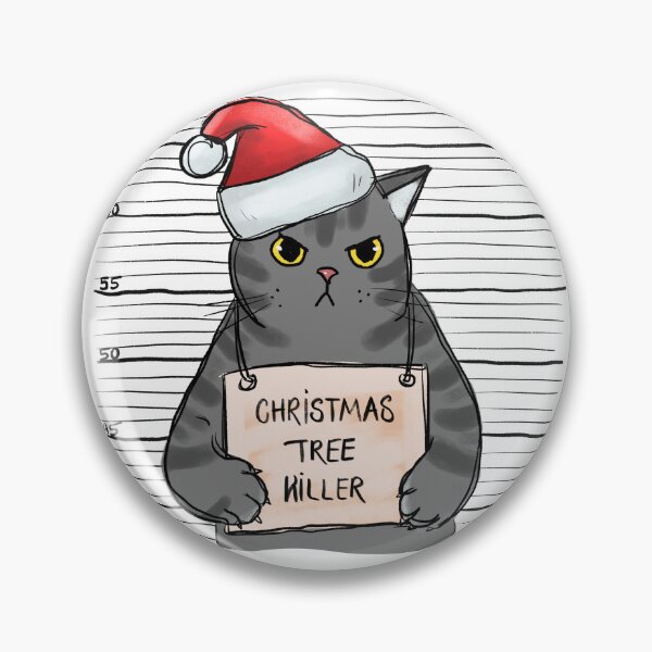 Item preview, Cat Christmas Tree Killer designed and sold by Acim0.
