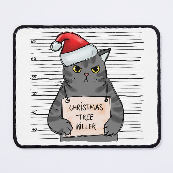 Item preview, Cat Christmas Tree Killer designed and sold by Acim0.