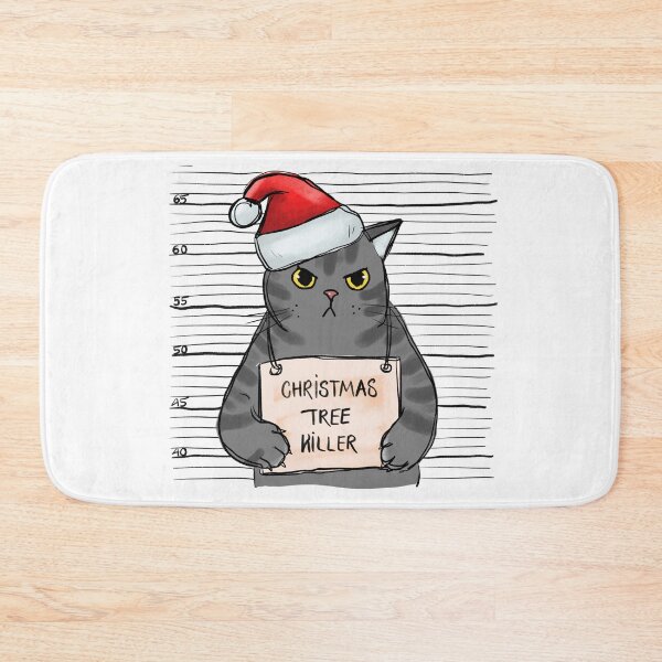 Item preview, Cat Christmas Tree Killer designed and sold by Acim0.