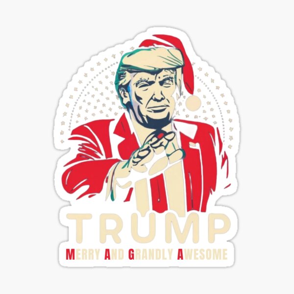 The Original Trump On The Stump : Make Christmas Great Again ! Funny 2024  Christmas Decoration - Trump Gift - Trump Gag Gift - Trump 2024 - White