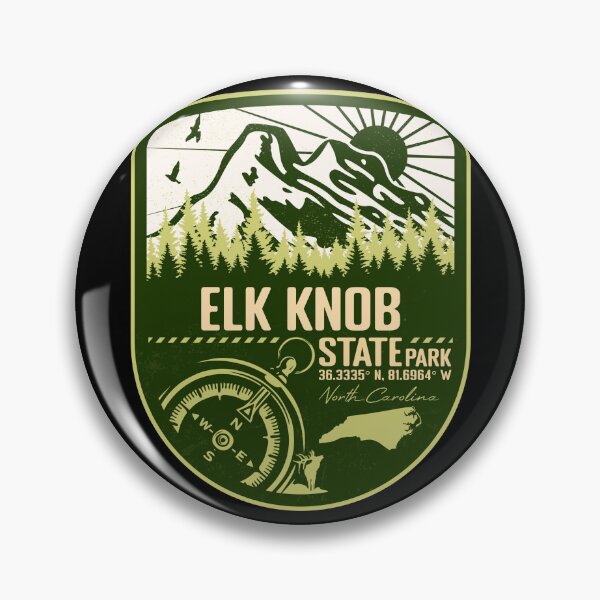 Item preview, Elk Knob State Park North Carolina - NC Green Badge Forest and Wilderness  designed and sold by mountainfad.