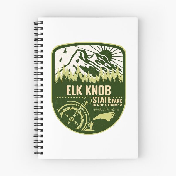 Item preview, Elk Knob State Park North Carolina - NC Green Badge Forest and Wilderness  designed and sold by mountainfad.