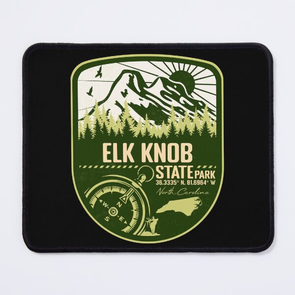Item preview, Elk Knob State Park North Carolina - NC Green Badge Forest and Wilderness  designed and sold by mountainfad.