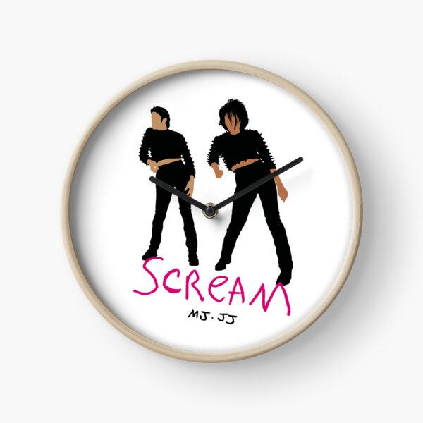 Scream - MJ / JJ - dancing Clock