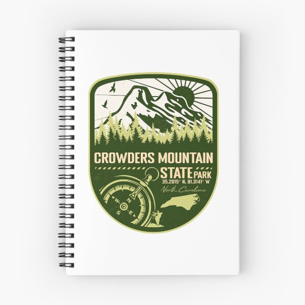 Item preview, Crowders Mountain State Park North Carolina - NC Green Badge Forest and Wilderness  designed and sold by mountainfad.