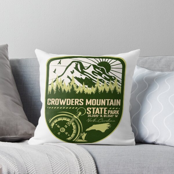 Item preview, Crowders Mountain State Park North Carolina - NC Green Badge Forest and Wilderness  designed and sold by mountainfad.