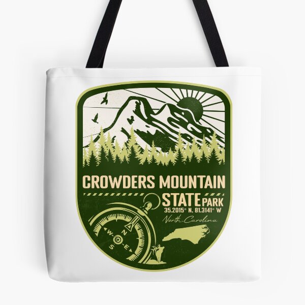 Item preview, Crowders Mountain State Park North Carolina - NC Green Badge Forest and Wilderness  designed and sold by mountainfad.