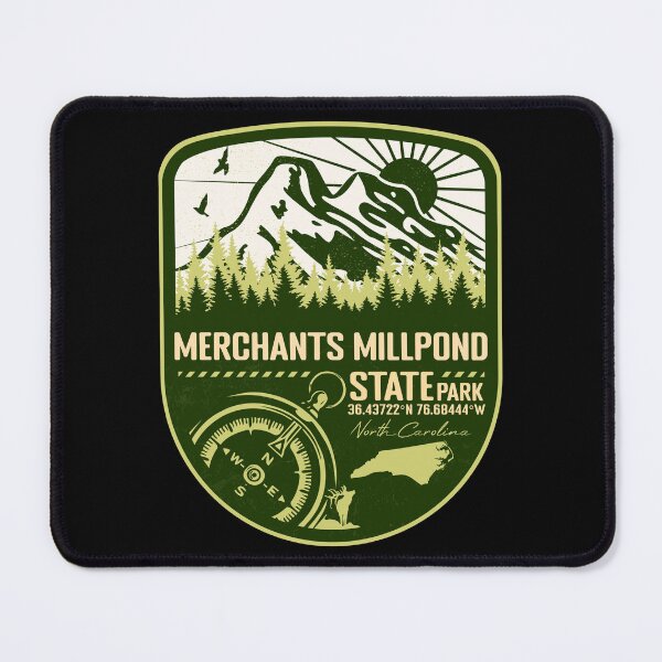 Item preview, Merchants Millpond State Park North Carolina - NC Green Badge Forest and Wilderness designed and sold by mountainfad.