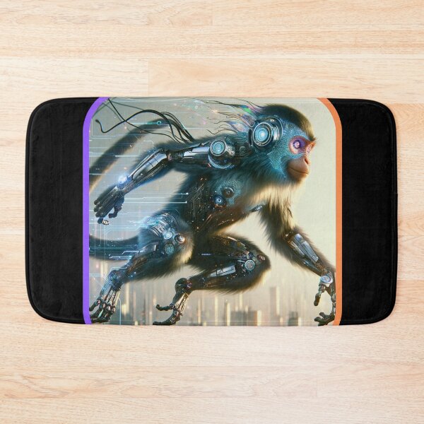 Item preview, Monkey Matrix - Hologram Primate designed and sold by MrAI-Store.