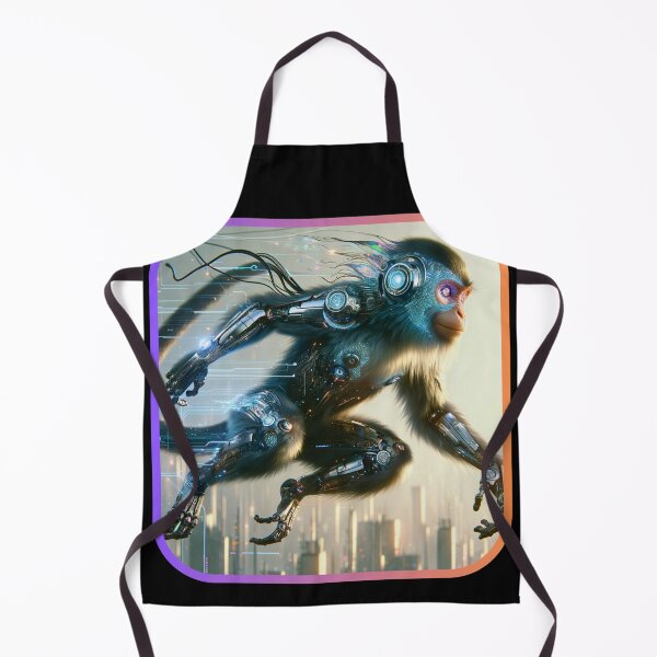 Item preview, Monkey Matrix - Primate Holograma designed and sold by MrAI-Store.