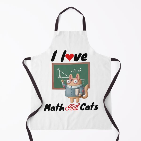 Item preview, Math Kitty Cat, I Love Math And Cats Mathematics Math designed and sold by belladesign7.