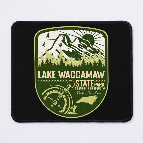 Item preview, Lake Waccamaw State Park North Carolina - NC Green Badge Forest and Wilderness  designed and sold by mountainfad.
