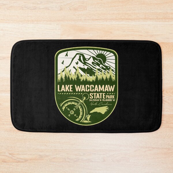 Item preview, Lake Waccamaw State Park North Carolina - NC Green Badge Forest and Wilderness  designed and sold by mountainfad.
