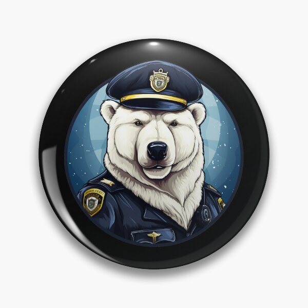 Item preview, Polar bear police designed and sold by Soulskier.