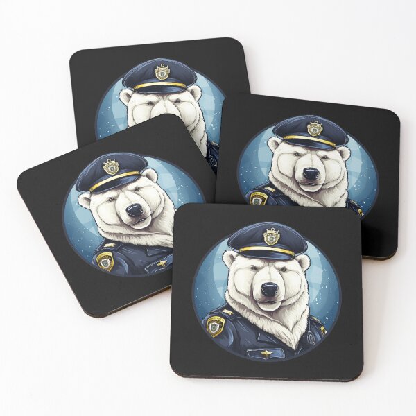 Item preview, Polar bear police designed and sold by Soulskier.