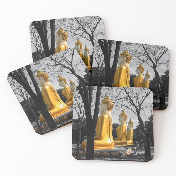 Item preview, 3 Golden Thai Buddhas designed and sold by AJEvans.
