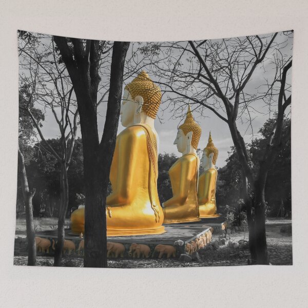 Item preview, 3 Golden Thai Buddhas designed and sold by AJEvans.
