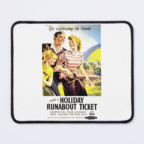 Item preview, Vintage British Railways holiday travel poster 1950's designed and sold by Random Railways.