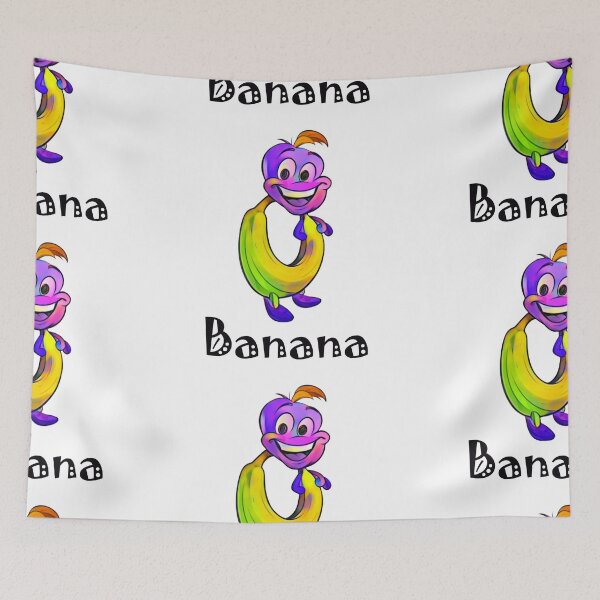 Item preview, Banana Fruits Cartoon Clothing and Decor Colletion designed and sold by Sitred123.