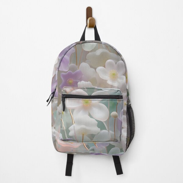 Item preview, Glassy, pastel, delicate, wild 3D flowers, part 1 - expressive botanical pattern. designed and sold by My-fake-places.