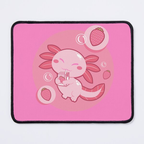 Item preview, I axolotl pink milk shake designed and sold by Splinter300.