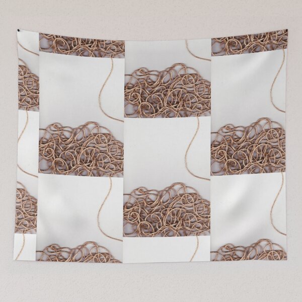 Item preview, Rustic Composition made of Jute String designed and sold by colorfulglee.