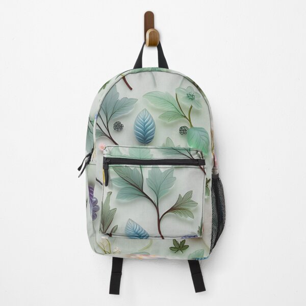 Item preview, Glassy, pastel, delicate, wild 3D flowers, part 3 - expressive botanical pattern. designed and sold by My-fake-places.