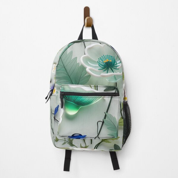 Item preview, Glassy, pastel, delicate, wild 3D flowers, part 2 - expressive botanical pattern. designed and sold by My-fake-places.