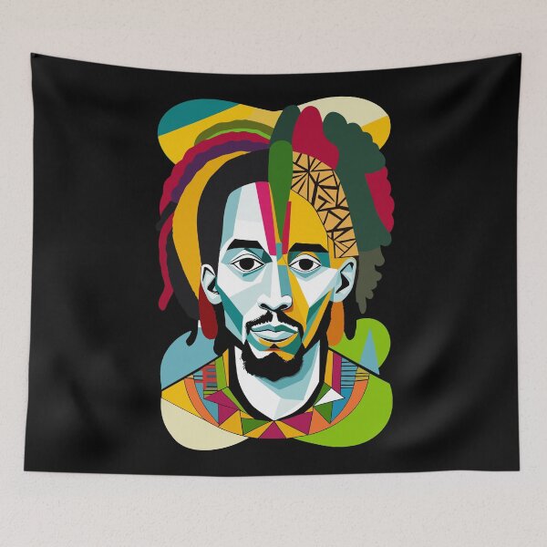 Item preview, Portrait of Rasta Man designed and sold by Ikibrai.