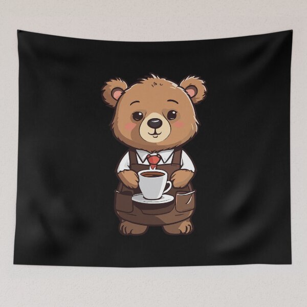 Item preview, Bearista Barista designed and sold by Getup-clothing.